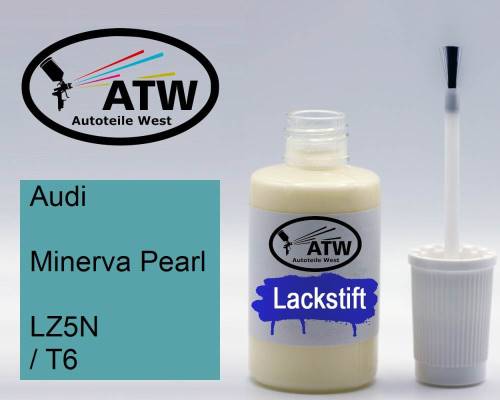 Audi, Minerva Pearl, LZ5N / T6: 20ml Lackstift, von ATW Autoteile West.